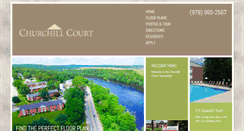 Desktop Screenshot of churchillcourtapartments.com